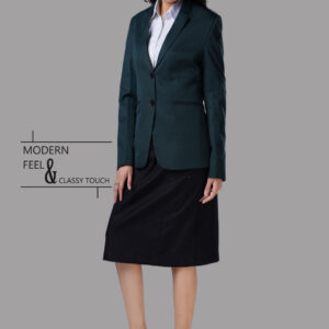 Dark Green Formal Blazer