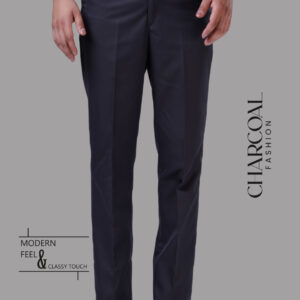 Men's Charcoal Grey Formal Trousers