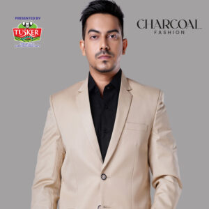 Men's Beige Formal Blazer