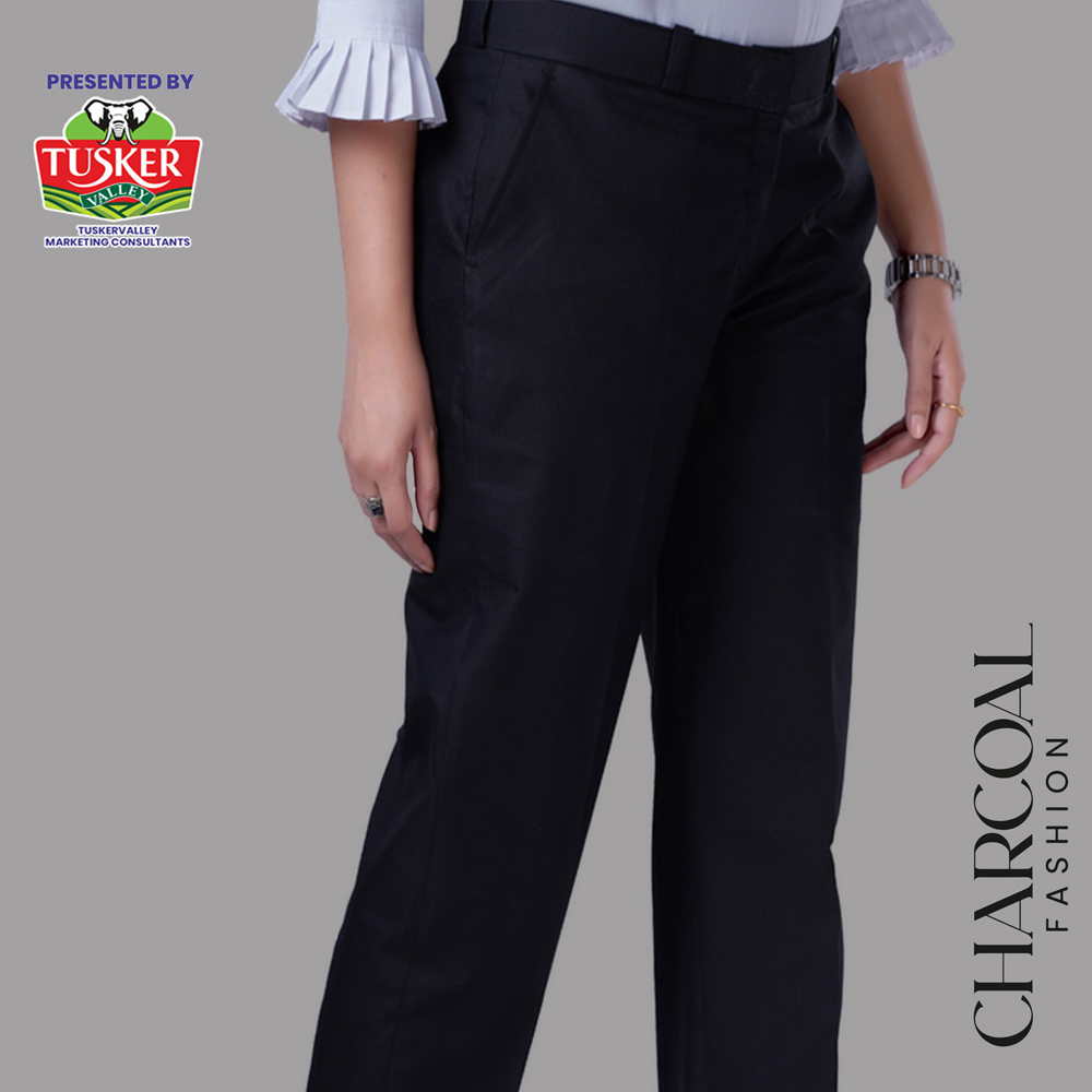 Black Formal Trousers for Women