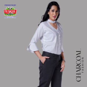 Dark Grey Formal Trousers
