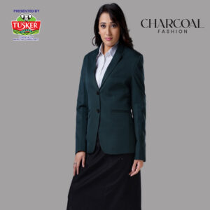 Dark Green Formal Blazer