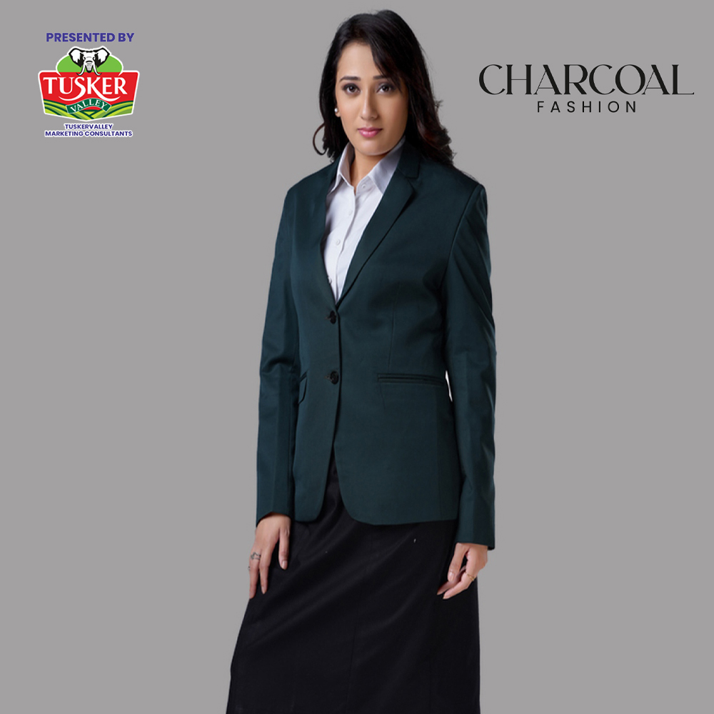 Dark Green Formal Blazer